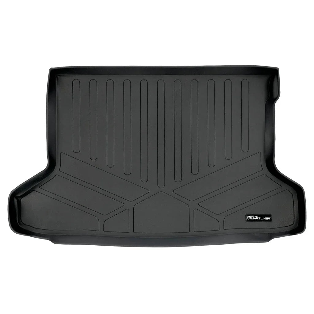 SMARTLINER All Weather Custom Fit Cargo Trunk Liner Floor Mat Black Compatible With 2016-2022 Honda HR-V