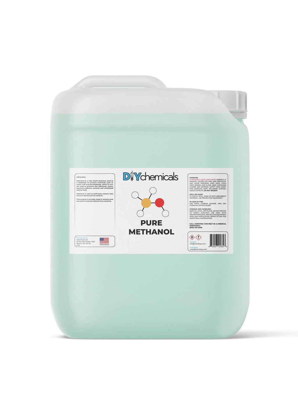 DIYChemicals | Methanol Industrial Grade | 15 Gallon