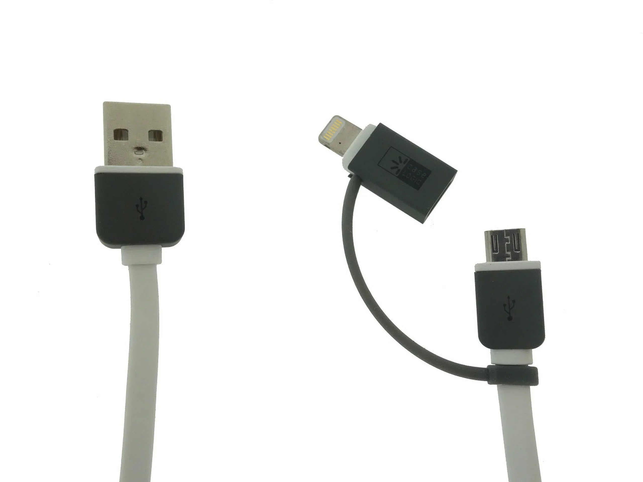 Caselogic CLLPCA003WT Combo Cable, 3 1/2 Ft, Gray