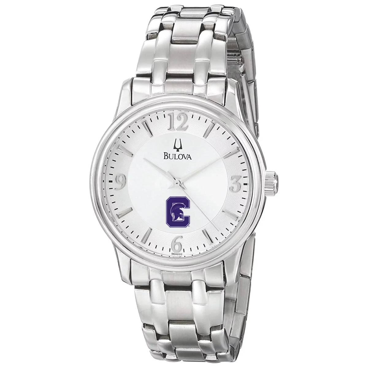 Men's Bulova  Silver Capital University Comets Stainless Steel Quartz Watch