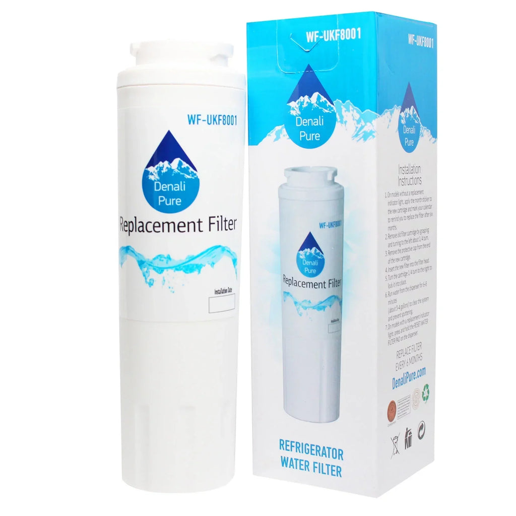 6-Pack Replacement for KitchenAid KFCS22EVBL5 Refrigerator Water Filter - Compatible with KitchenAid 4396395 Fridge Water Filter Cartridge