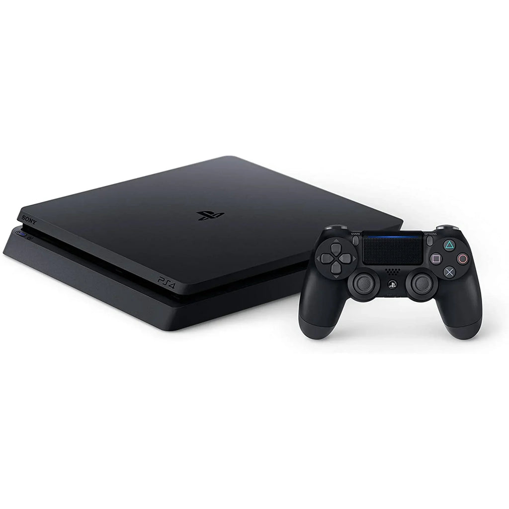 Sony 2215B PlayStation 4 Slim 1TB Gaming Console Black, Headset With BOLT AXTION Cleaning Kit Bundle Like New