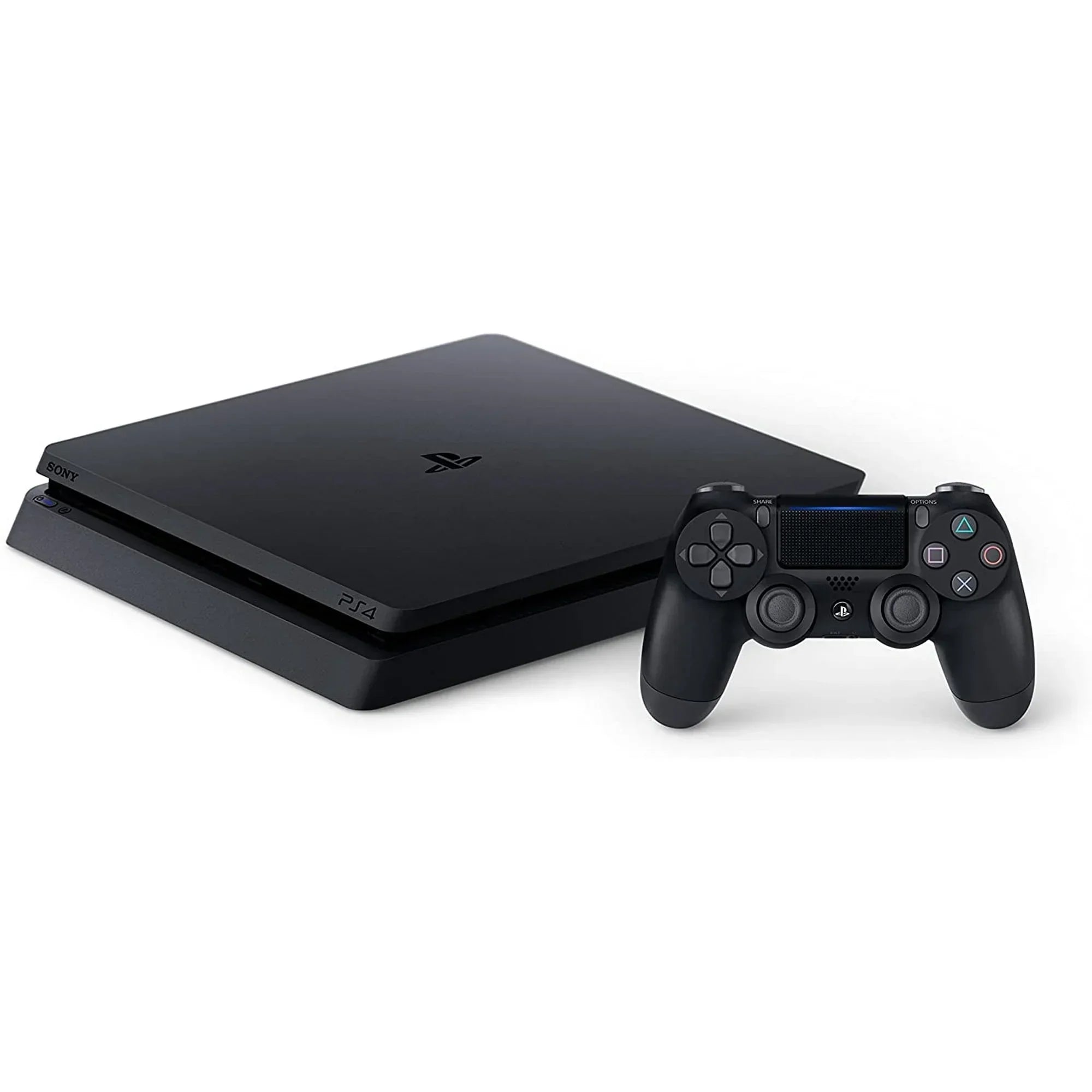 Sony 2215B PlayStation 4 Slim 1TB Gaming Console Black, Headset With BOLT AXTION Cleaning Kit Bundle Like New