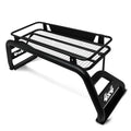 DNA Motoring TCRB-001 For 2007 to 2018 Toyota Tundra Styleside Truck Bed Heavy Duty Aluminum Roll Bar + Roof Cargo Rack Bracket Carrier 08 09 10 11 12 13 14 15 16 17