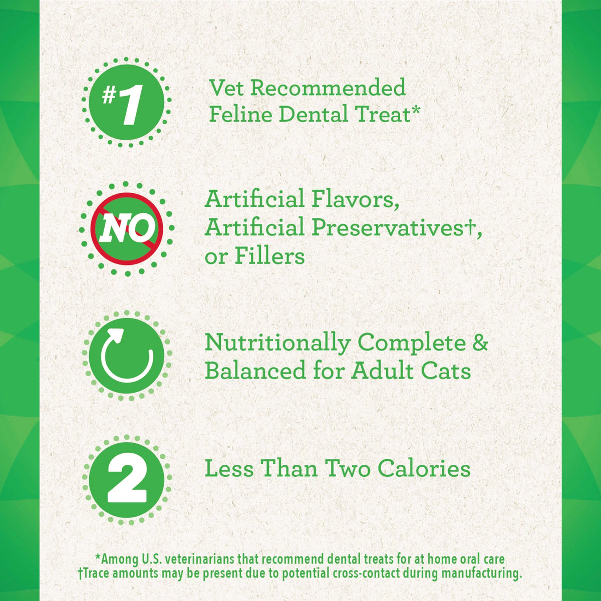 Feline Greenies Dental Natural Cat Treats, Savory Salmon Flavor, 21 oz. Tub