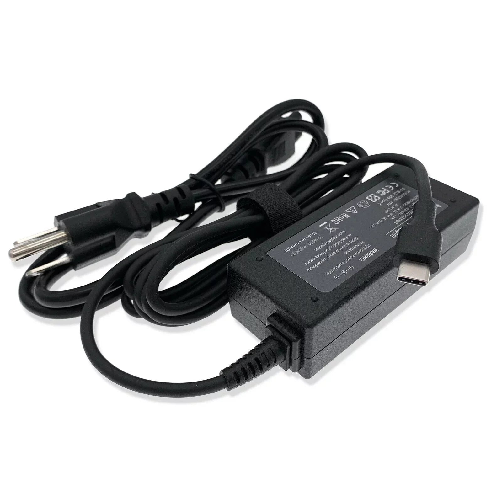 USB Type AC Adapter For Dell Latitude 7285 7390 5290 5285 5300 7200 7210 2-in-1