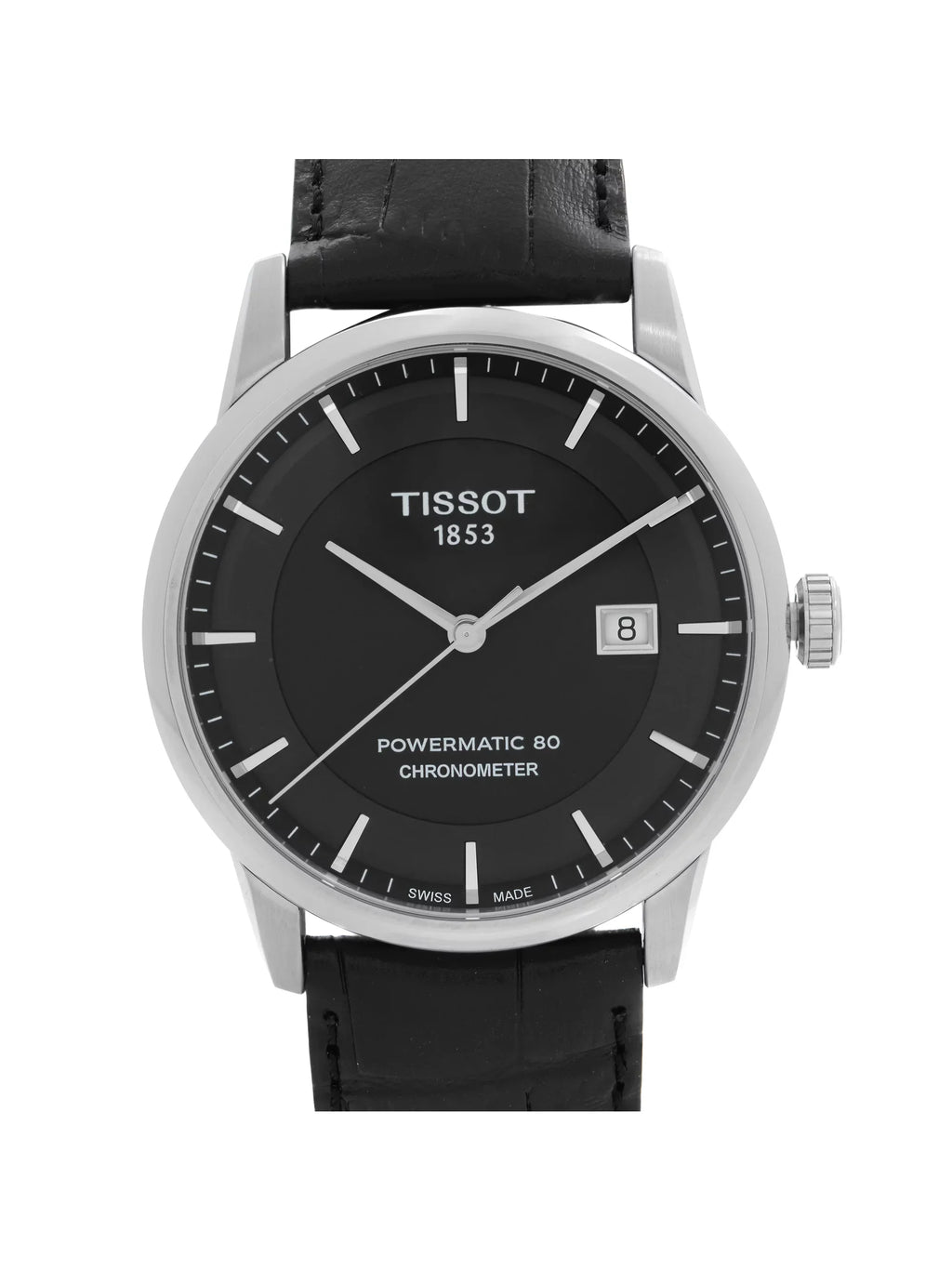 Tissot T-Classic 41mm Steel Black Dial Automatic Mens Watch T086.408.16.051.00