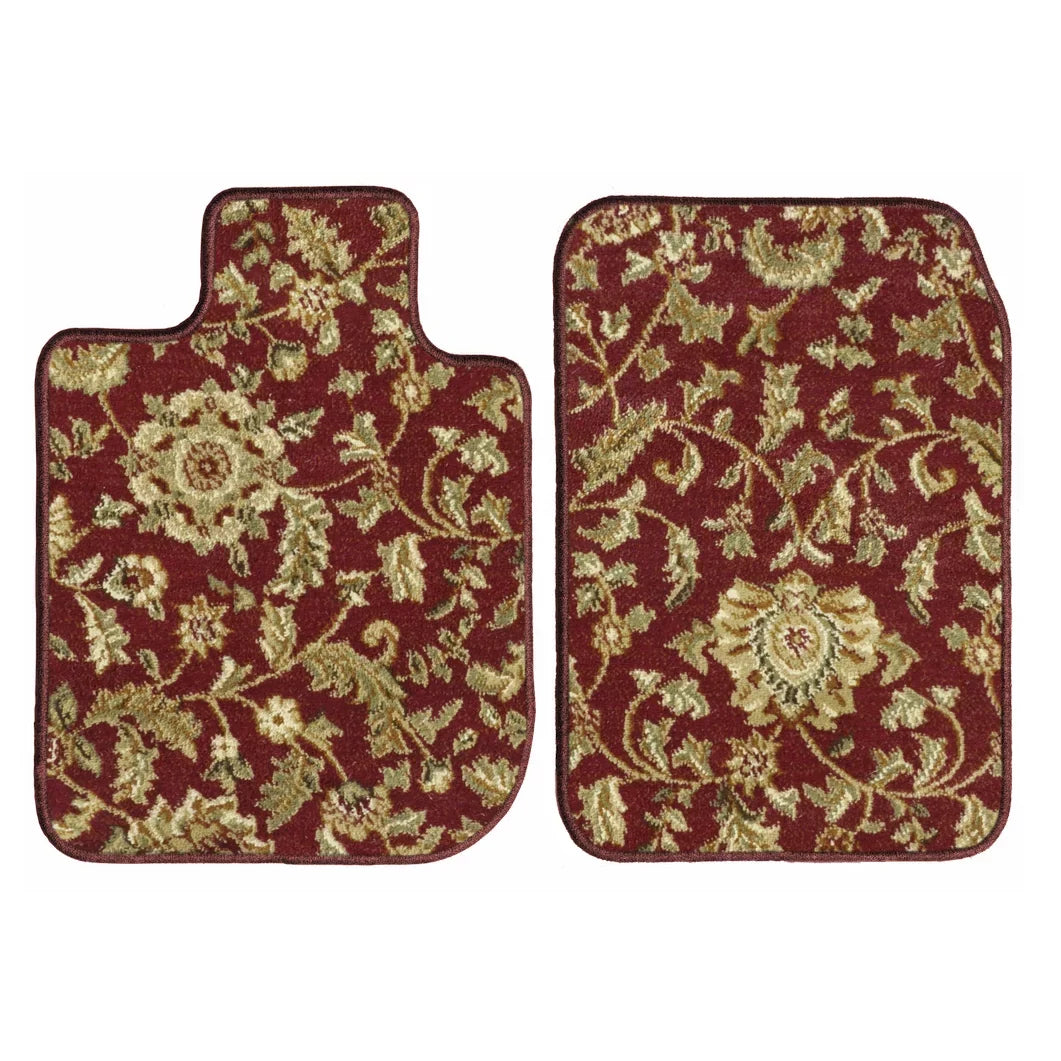 GGBAILEY BMW X3 Red Oriental Car Mats, Custom Fit for 2018, 2019, 2020, 2021 - Driver & Passenger Carpet Car Mats