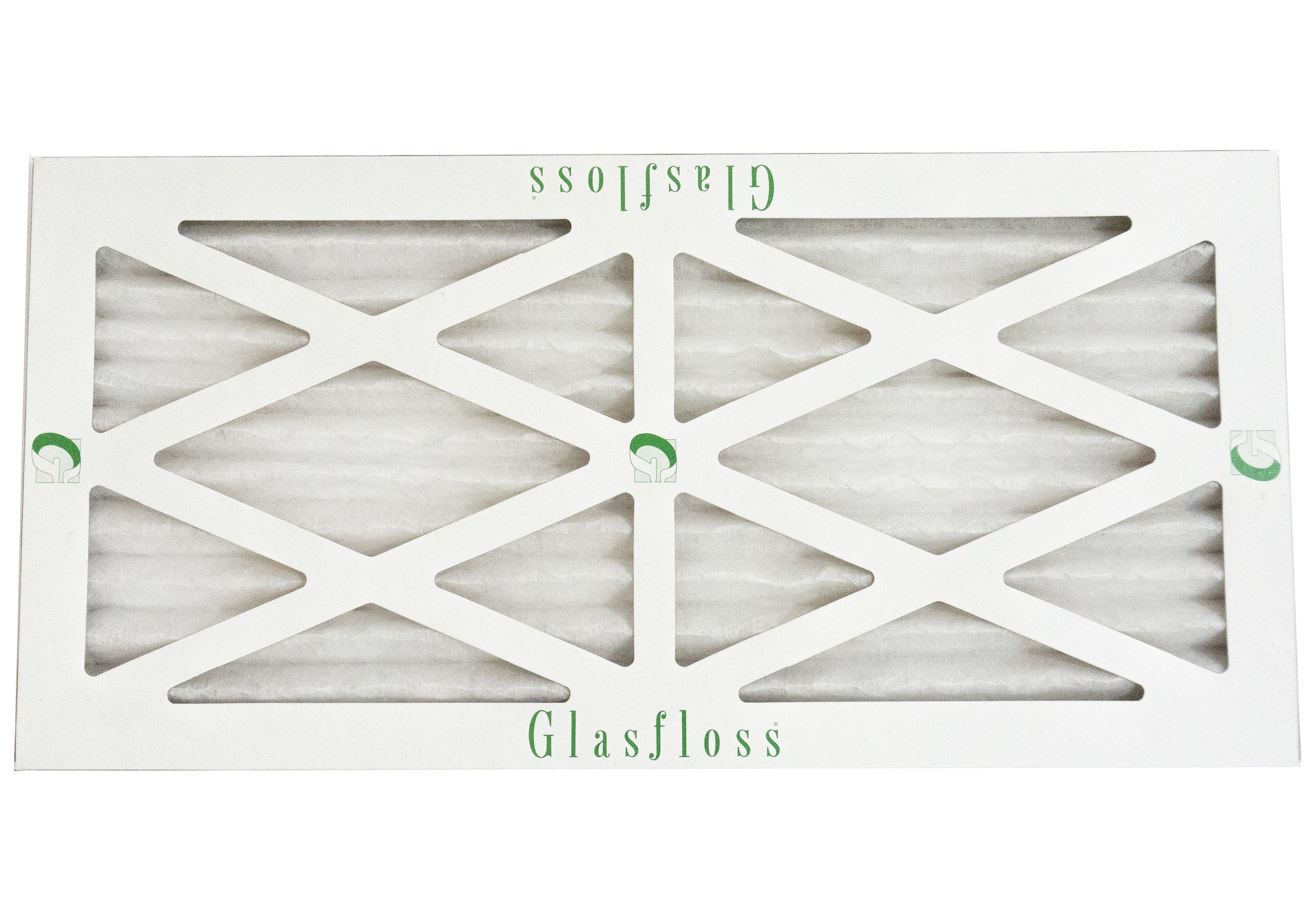 Glasfloss 6x24x1 - MERV 10 -Qty:12 - Furnace Air Filter - Made in USA (Actual Size: 5.5 x 23.5x7/8 inch)