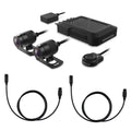 Kenwood STZ-RF200WD Motorsports HD Dash Cam with GPS and Rear-View Camera with 2 Kenwood STZ-RFCC300 9ft (3m) Extensional Cables