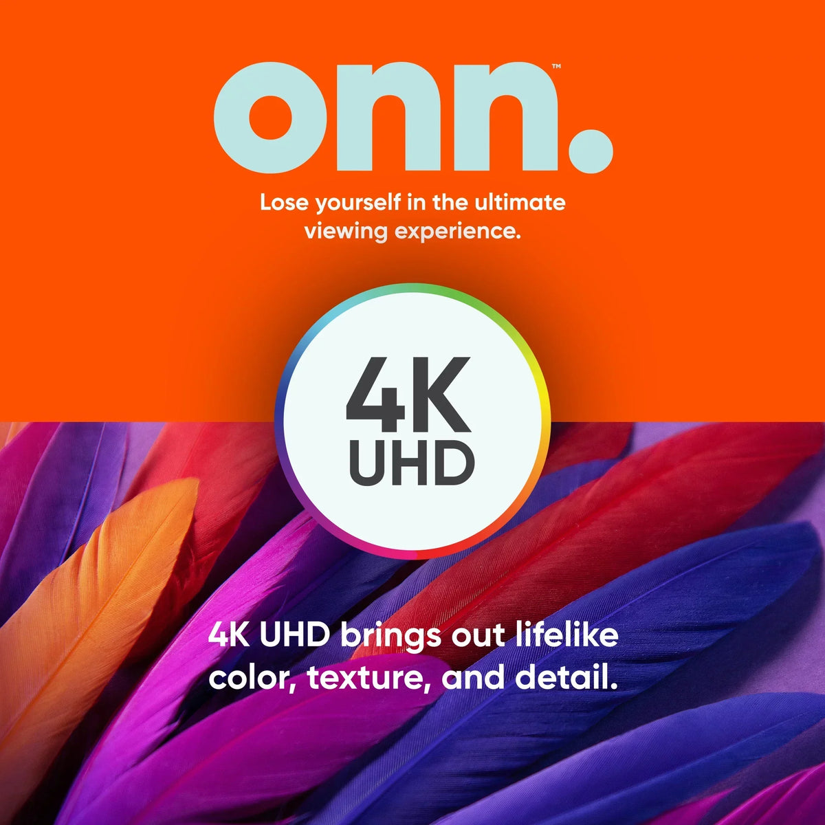 onn. 70” Class 4K UHD (2160P) LED Roku Smart TV HDR (100068378)