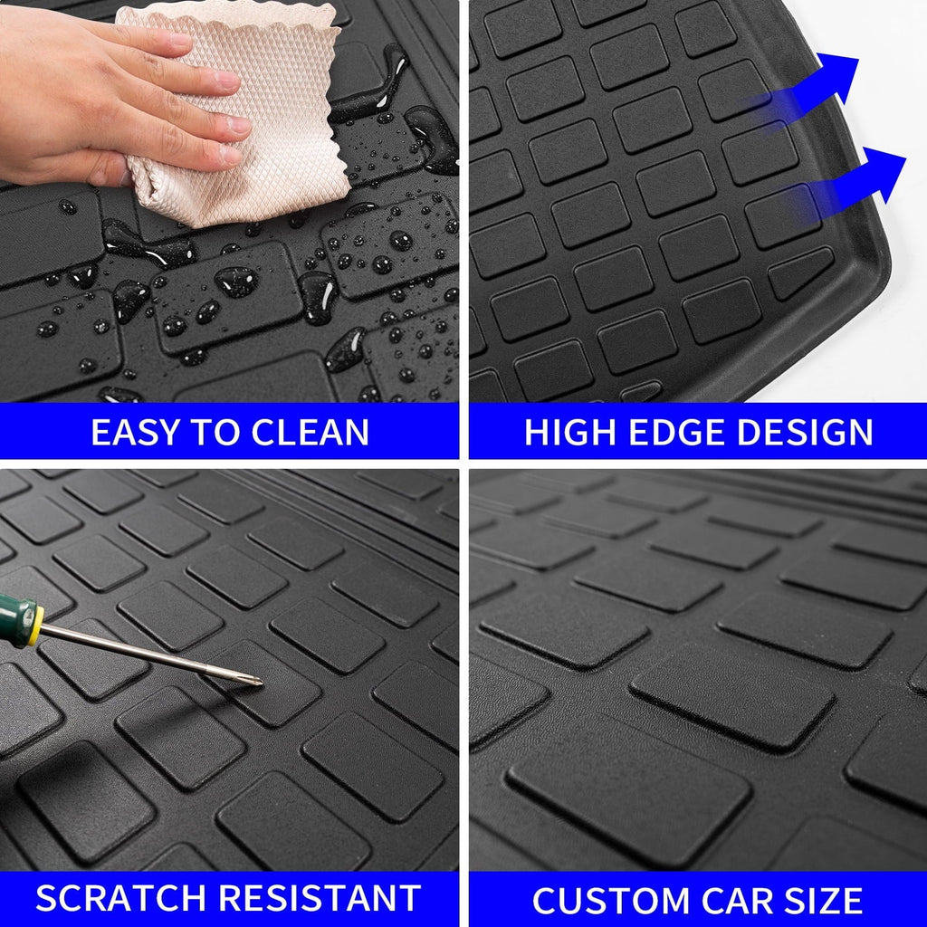 Fit 2015-2024 Ford Edge Cargo Liner Trunk Mat TPE All Weather Trunk Liner 2023 Edge Accessories