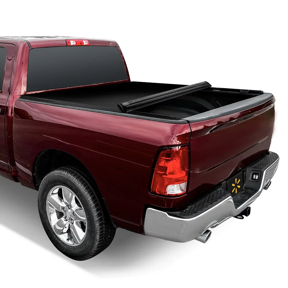 Auto Drive Soft Roll up Truck Bed Tonneau Cover Fits 2009-2023 Ram 1500 5.7FT Bed (67.4") w/o RamBox