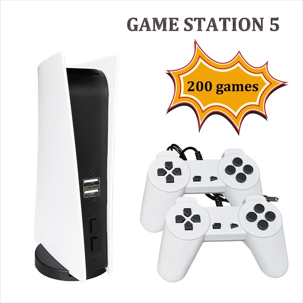GS5 Gaming Console For Wired Handheld Game Player 200 Classic Game for Kids Adults