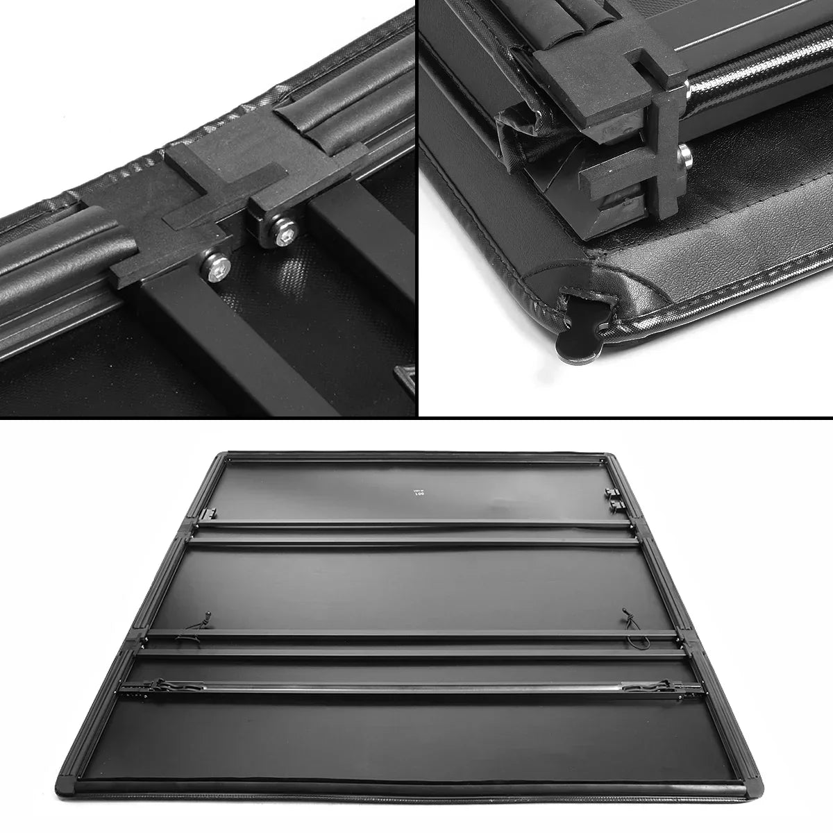 Auto Drive Soft Tri Fold Truck Bed Tonneau Cover Fits 04-12 Chevy Colorado / GMC Canyon 6Ft Bed