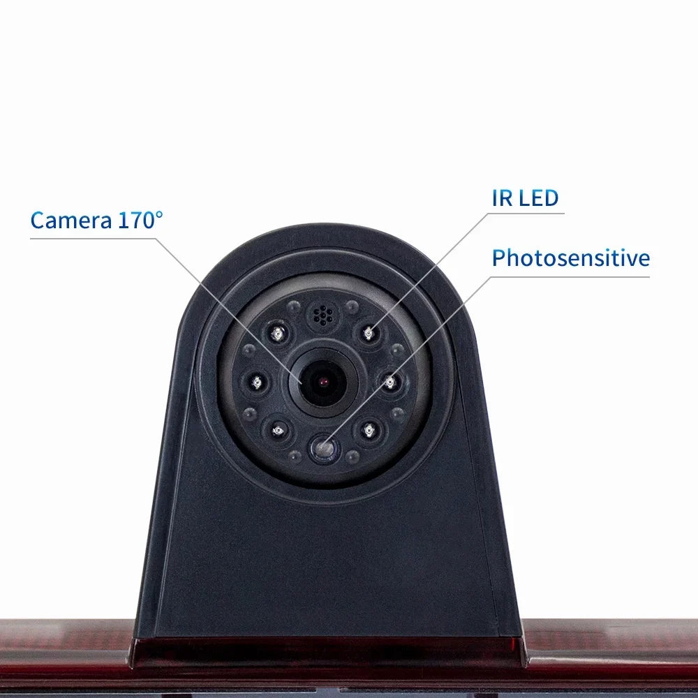 Dazzduo Brake Light Backup Camera, 7 in for Parking XIXIAN Camera N Backup Vans Crafter Light Sprinter Fesjoy 7 Sazoley with Monitor Brake 7 Mercedes-Benz LED 7 Compatible , 7  Dabey Mercedes- ERYUE