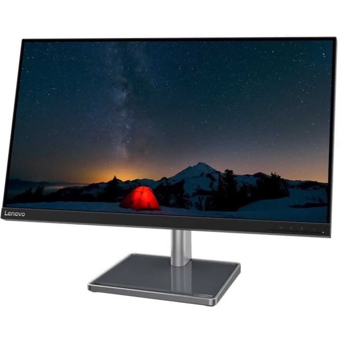 Lenovo L28u-35 28" 4K UHD WLED LCD Monitor - 16:9 - Raven Black, Raven Black