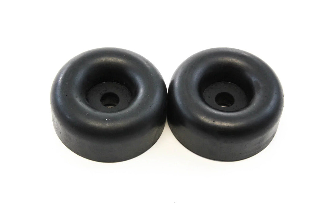 Red Hound Auto 24 Rubber Bumpers for Trailer Compatible with Ramp Door Truck 2.5 Inches Round Replacement Cargo Stop
