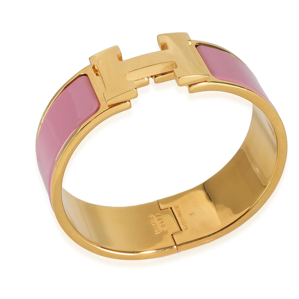 Hermès Clic Clac Bracelet in  Gold Plated Pre-Owned