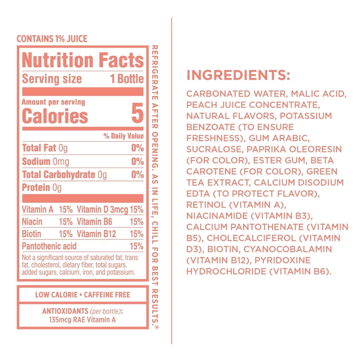 Sparkling Ice® Naturally Flavored Sparkling Water, Peach Nectarine 17 Fl Oz, (Pack of 12)