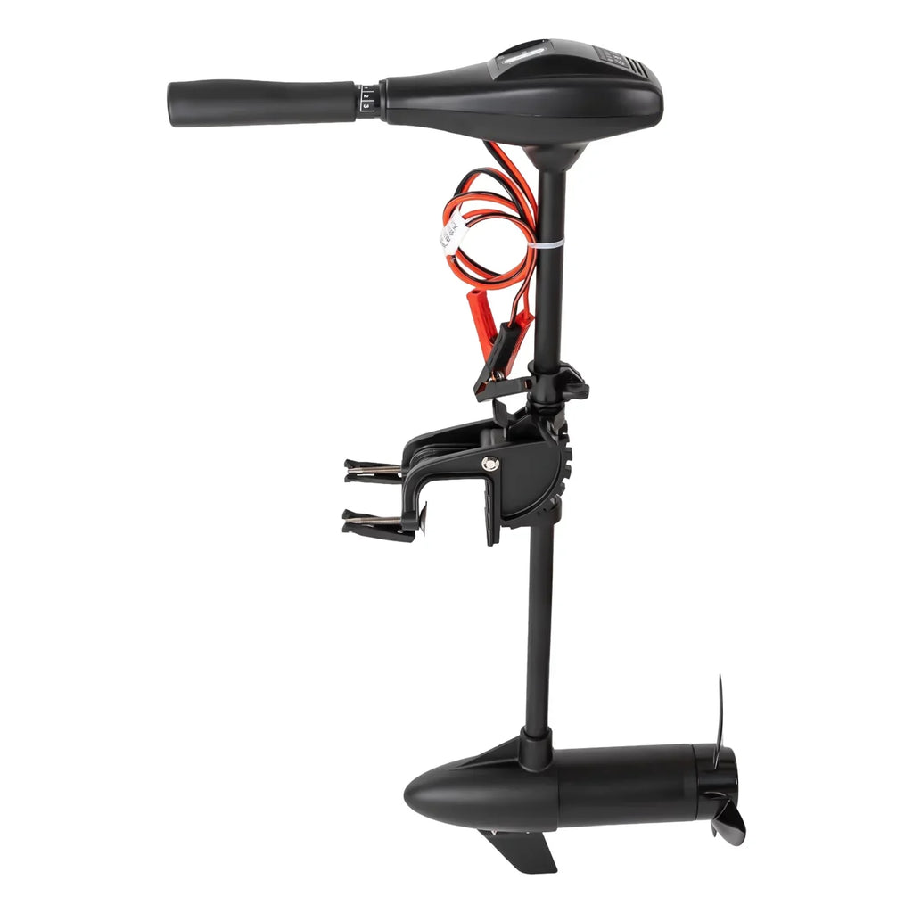 Miumaeov Electric Trolling Motor, 12V 58 LBS Fishing Boat Engine Short Shaft Marine Outboard Motor Drive