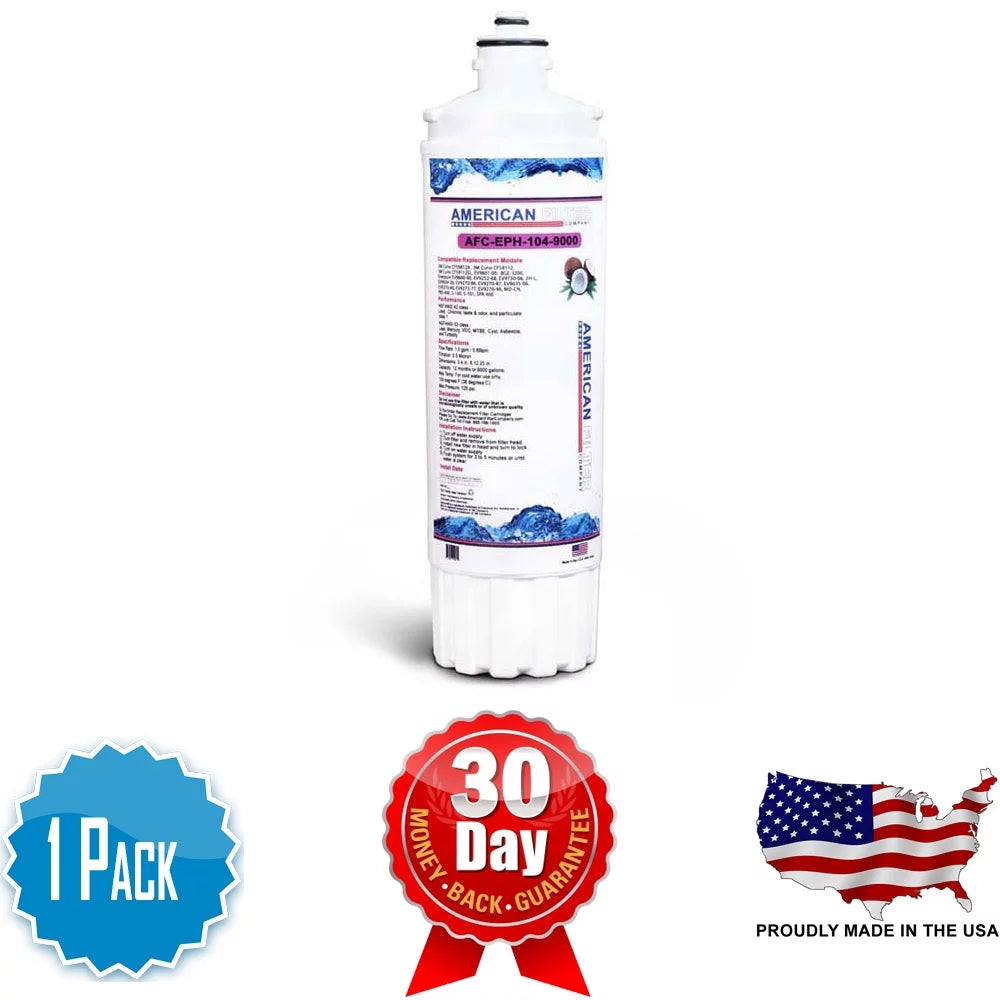 AFC Brand , Water Filters , Model # AFC-EPH-104-9000 , Compatible with EverPure® SPA 400 - 1 Filters - Made in U.S.A.