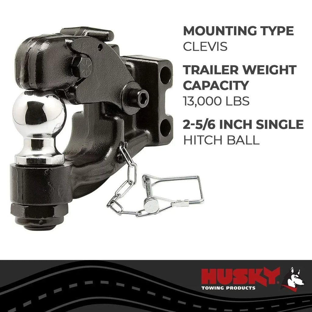Husky Towing 33114 One-Mount Pintle Hook RECEIVER HITCH ACCESSORIES