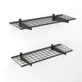 HyLoft 45 in. x 15 in. Steel Wire Garage Wall Shelf Storage System in Hammertone - 2 pack