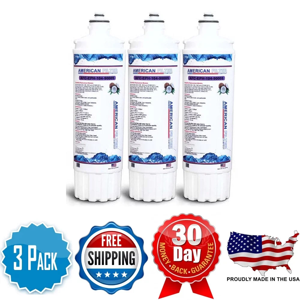 AFC Brand , Water Filter , Compatible with Everpure EV9262-71 - 3 Pack - Made in U.S.A.