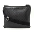 Pre-Owned GUCCI Gucci GG Imprime Crossbody Shoulder Bag PVC Leather Black 201446 (Good)