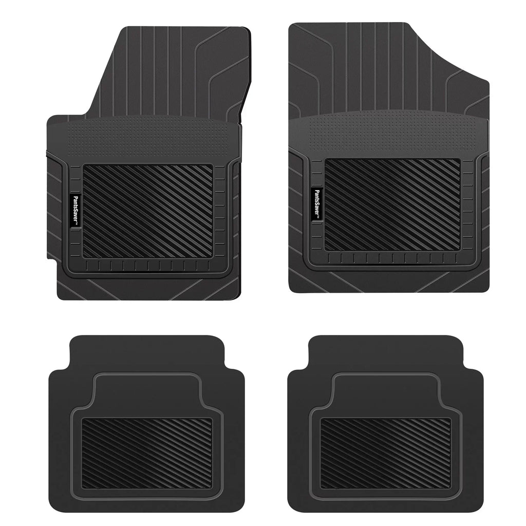 PantsSaver Custom Fit Automotive Floor Mats for Dodge Grand Caravan 2021 All Weather Protection for Cars, Trucks, SUV, Van, Heavy Duty Total Protection Black