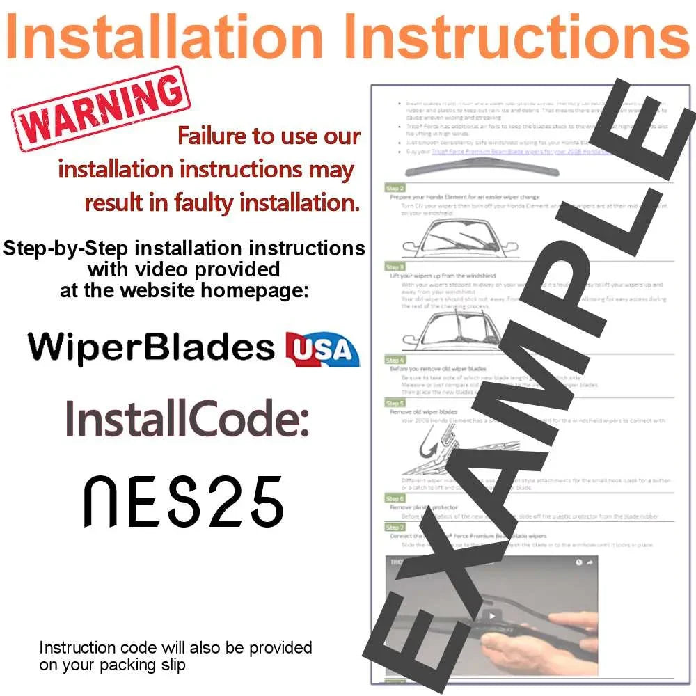 2019 Cadillac XT5 Base Performance Beam Wipers (Set of 3) w/Rear Wiper