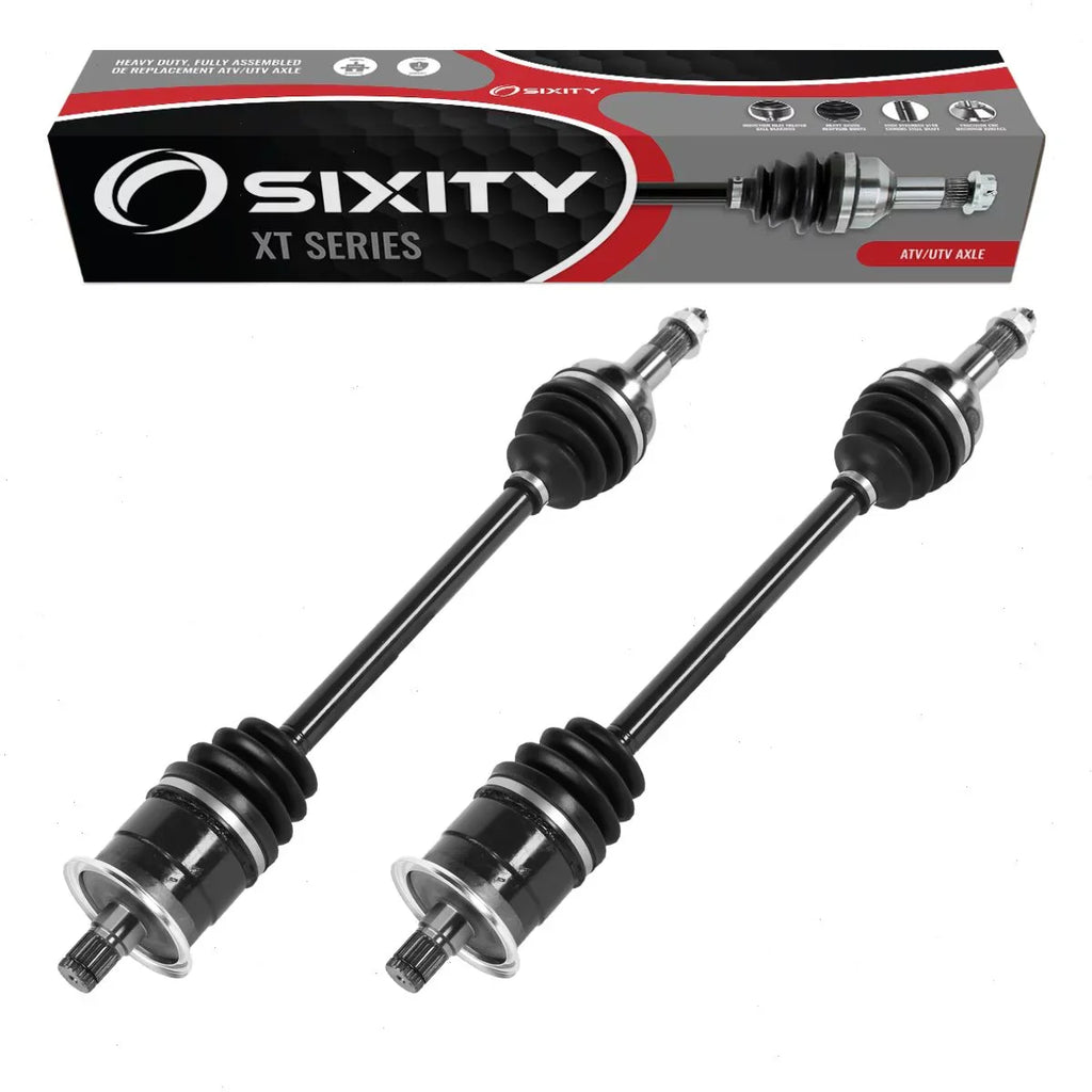 2 pc Sixity XT Rear Left Right Axle compatible with Can-Am Commander 1000 2015 - STD DPS XT XT-P 4X4