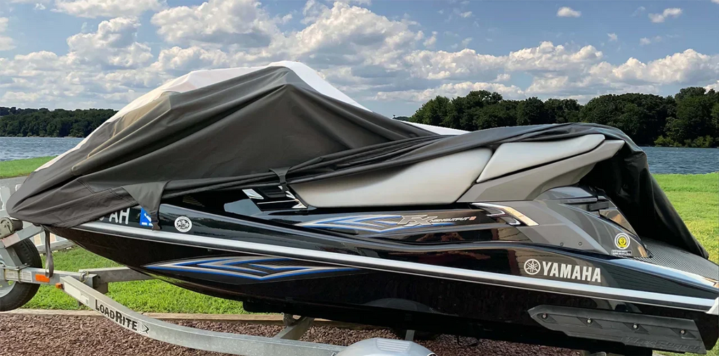 SUPER HEAVY-DUTY PWC JetSki Cover Compatible for Polaris SLX / SLX Pro 785 / SLHX 1995-2001 Jet Ski Cover 1-2 Seater