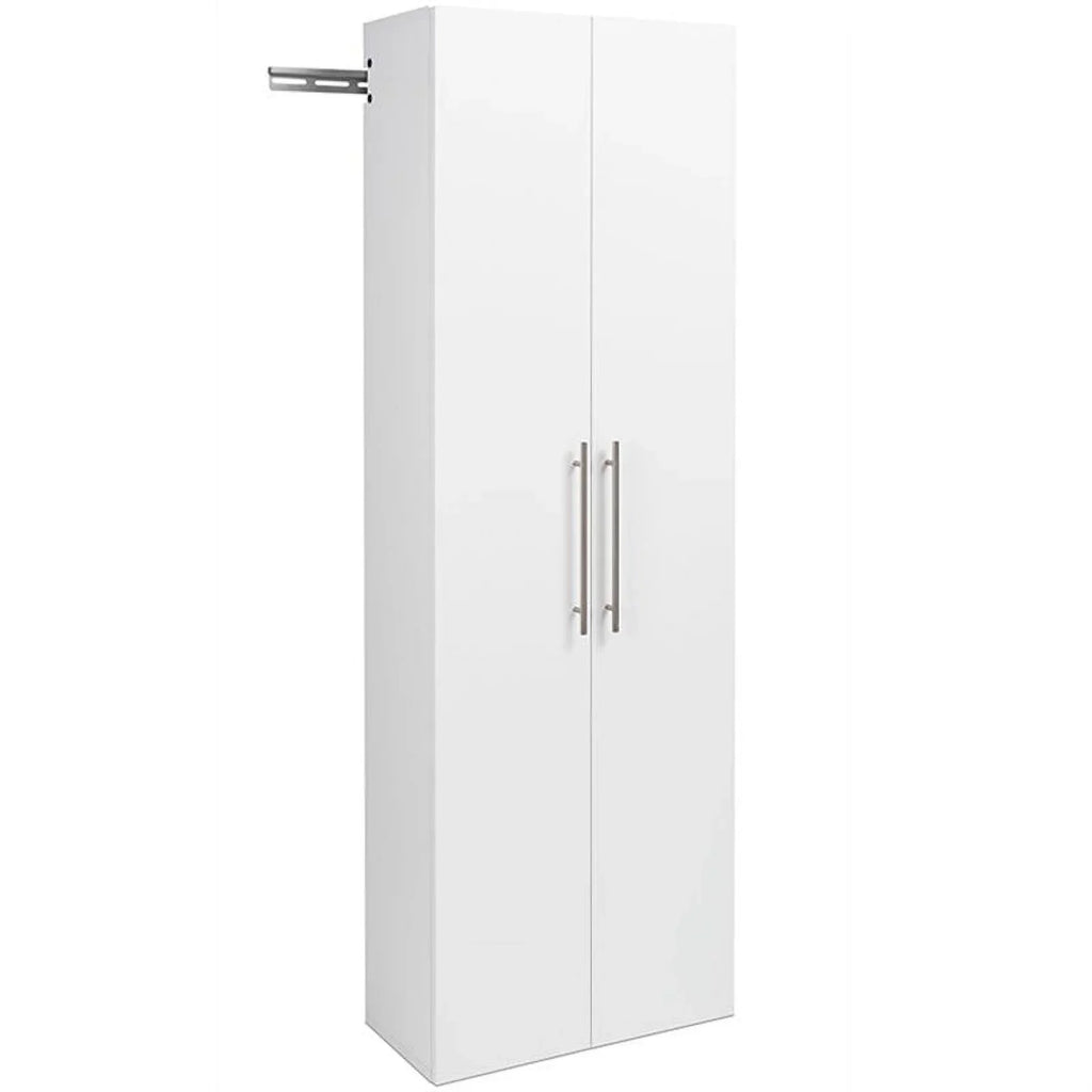 Pemberly Row 3 Piece 72" Large Wall Mounted Garage Cabinet Set in White