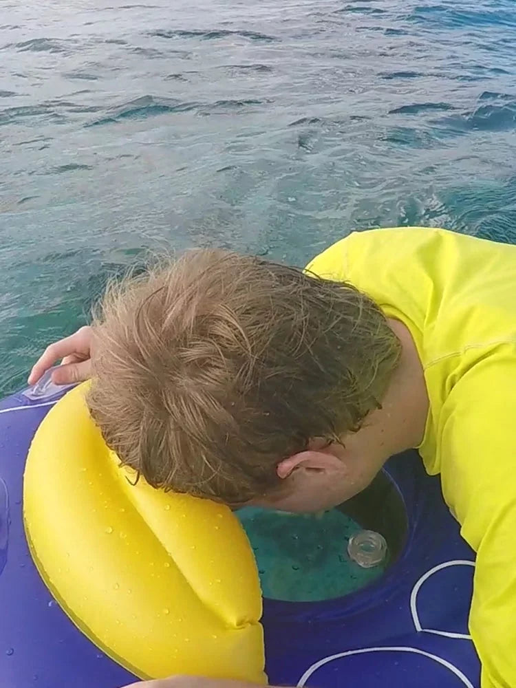 Sea Window Calypso Snorkeling Raft with Underwater Video Mount