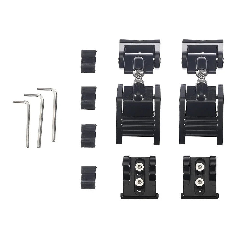 Jahyshow Premium Hood Latch Lock Catch Set for Jeep Wrangler JK 07-18 - Enhance Your Jeep's Security