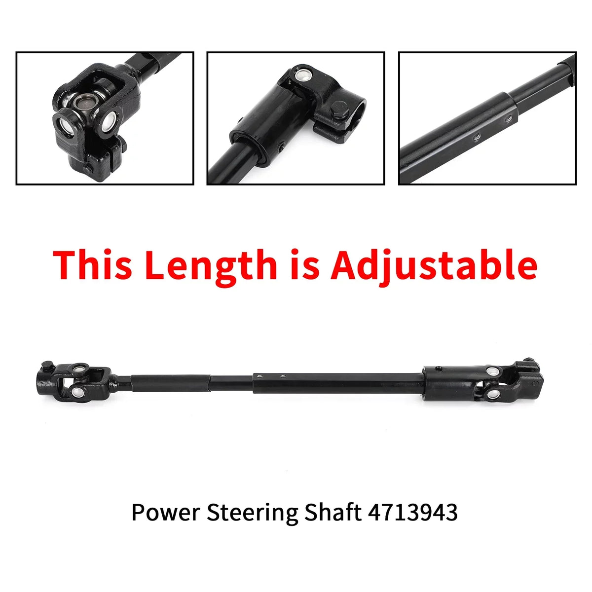 Power Steering Shaft 4713943 JCXJ84 For Jeep Cherokee XJ 1984-1994