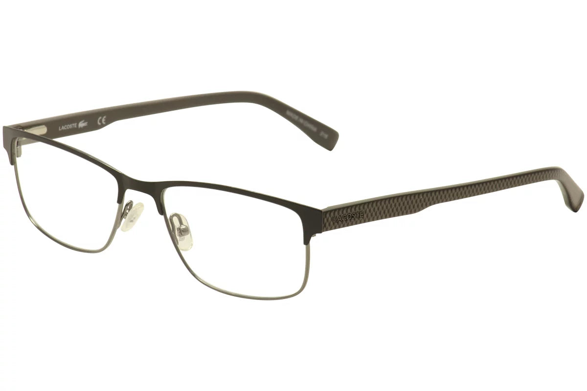 Lacoste Men's Eyeglasses L2217 L/2217 033 Gunmetal Full Rim Optical Frame 54mm