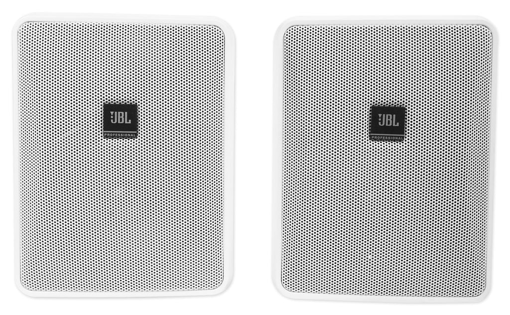 4) JBL 5.25" White Commercial Wall+6.5" Ceiling Speakers+Amp Restaurant/Cafe/Bar