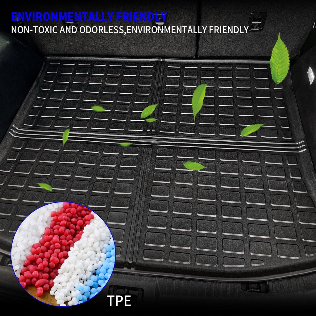 Fit 2015-2024 Ford Edge Cargo Liner Trunk Mat TPE All Weather Trunk Liner 2023 Edge Accessories