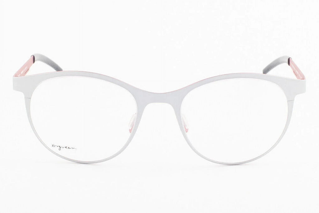 Orgreen CONNAISSEUR 382 Matte Silver / Matte Coral Titanium Eyeglasses 50mm