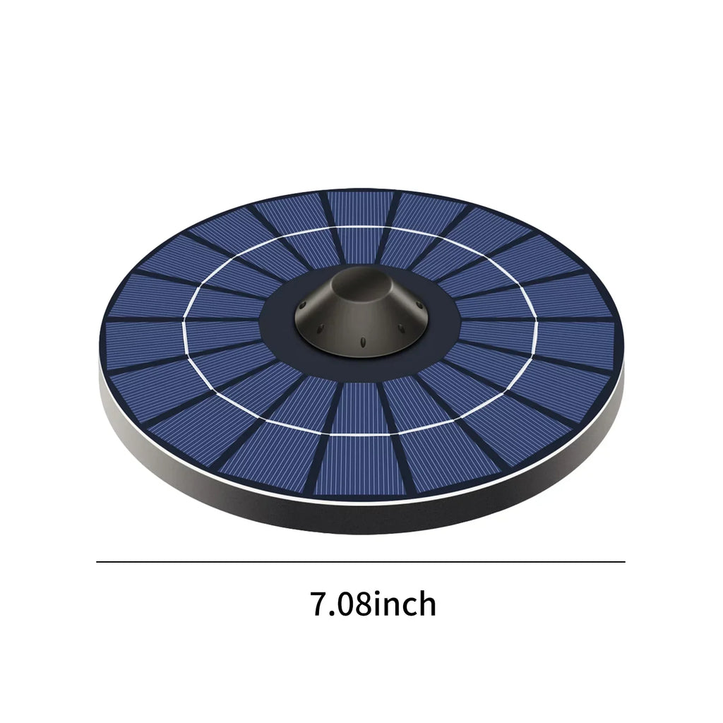 Mixfeer Solar Pond Aerator Oxygen Pump With Air Hose and Bubble Stone Water Pond Aerator Fish Oxygenator for Birdbath Fountain Small Pond Water Circulation