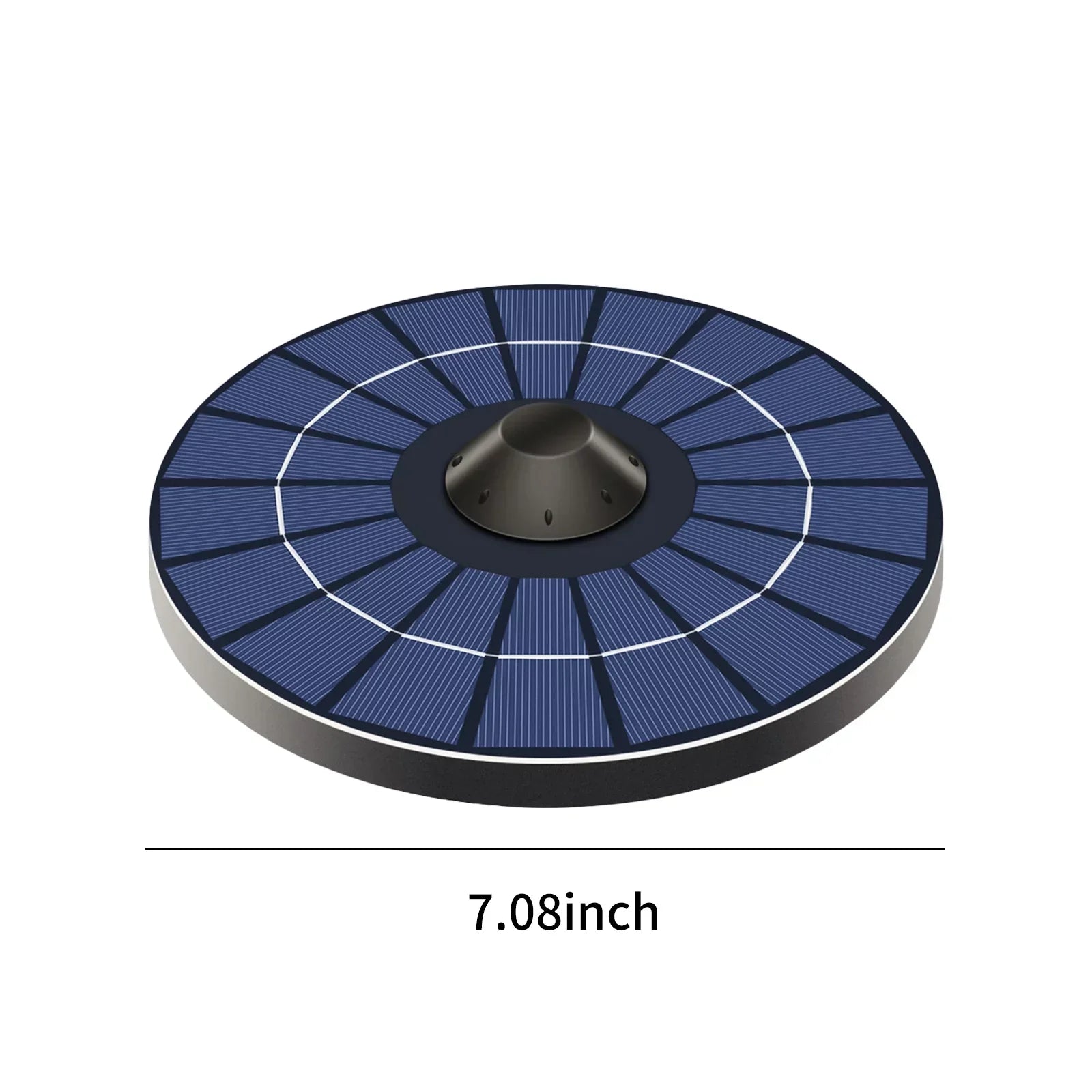 Mixfeer Solar Pond Aerator Oxygen Pump With Air Hose and Bubble Stone Water Pond Aerator Fish Oxygenator for Birdbath Fountain Small Pond Water Circulation