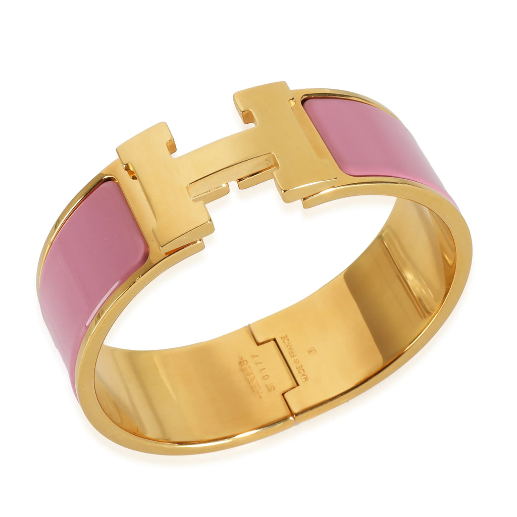 Hermès Clic Clac Bracelet in  Gold Plated Pre-Owned