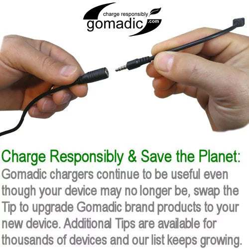 Gomadic High Capacity Rechargeable External Battery Pack suitable for the Samsung SCH-R900 - Portable Charger with TipExchange Technology