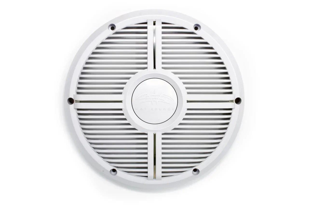 Restored Wet Sounds REVO 10 XW-W GRILL White XW Closed Style Grill for the REVO 10 Inch Marine Subwoofer (Refurbished)