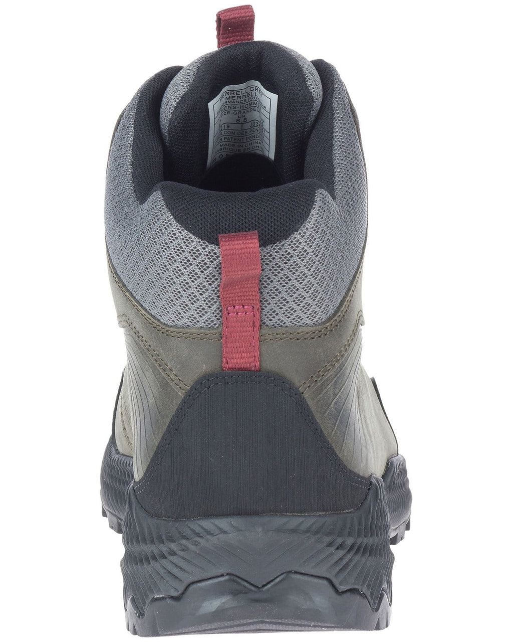 Merrell Men's Forestbound Waterproof Hiking Boot Soft Toe Grey 13 D(M) US