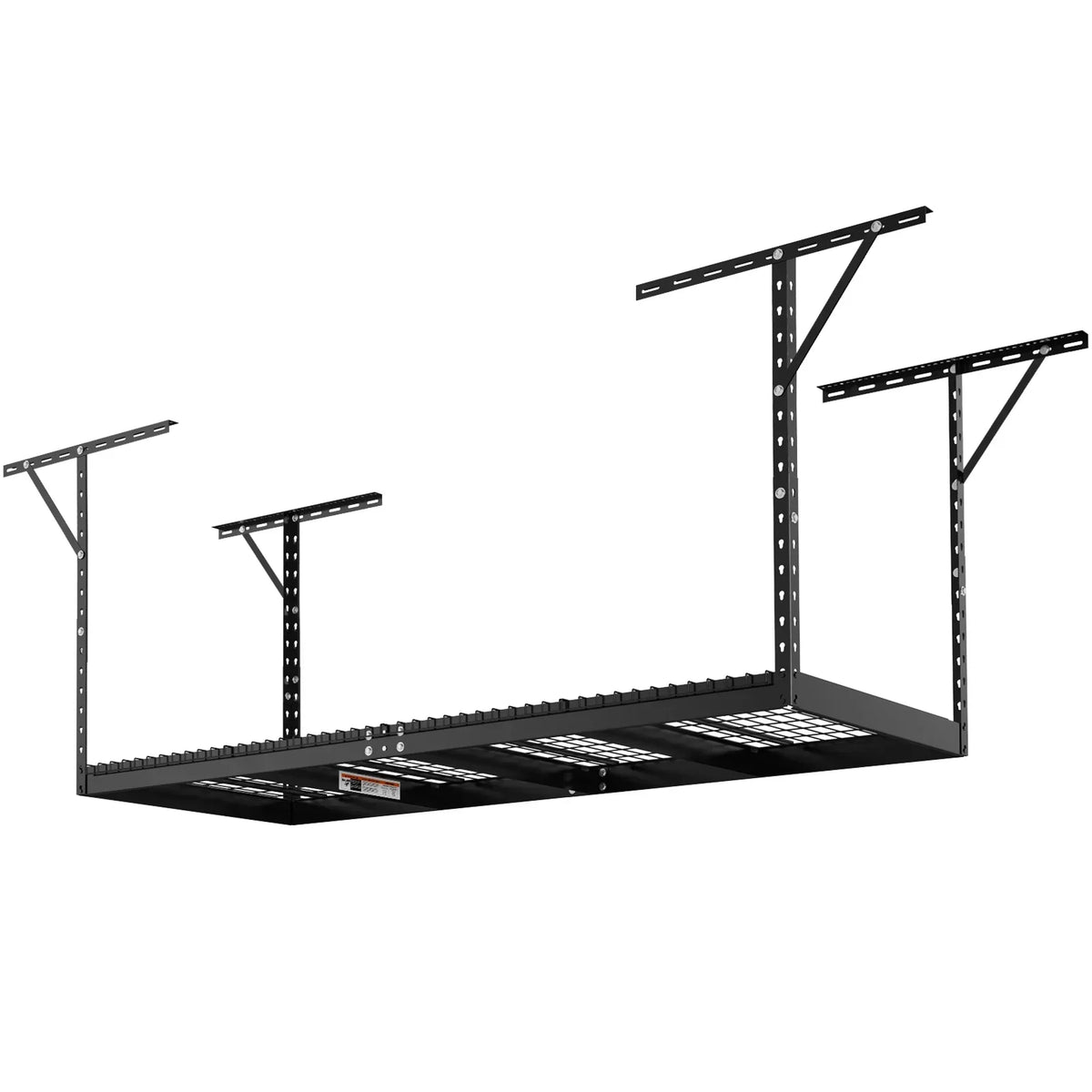 BENTISM Overhead Adjustable Garage Storage Rack 36x96in Ceiling Rack 600lbs Black