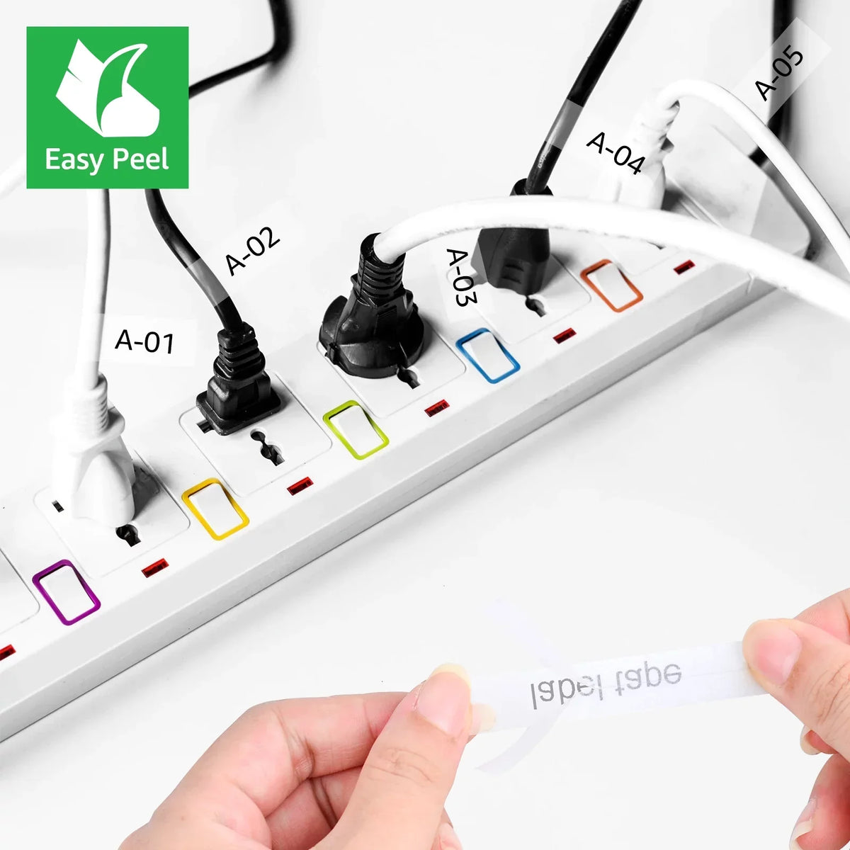 GREENCYCLE 30PK Compatible for Brother P-touch 12mm x 8m Black on Clear TZ TZe TZe-FX131 TZ-FX131 TZe-131 TZ-131 Flexible ID Cable Wire Label Tape